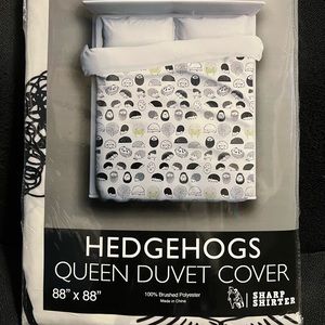 Hedgehogs Queen Duvet Cover BRAND NEW!